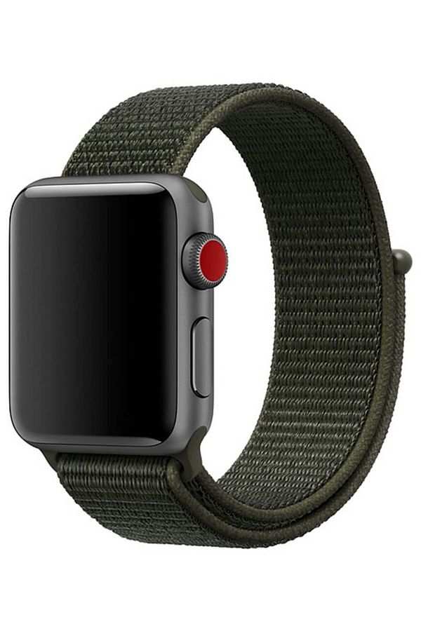 Miyosa Apple Watch Sport Loop 1 2 3 4 5 6 Se Series Woven Cord 42mm 44mm Braid Strap Cargo Khaki Trendyol
