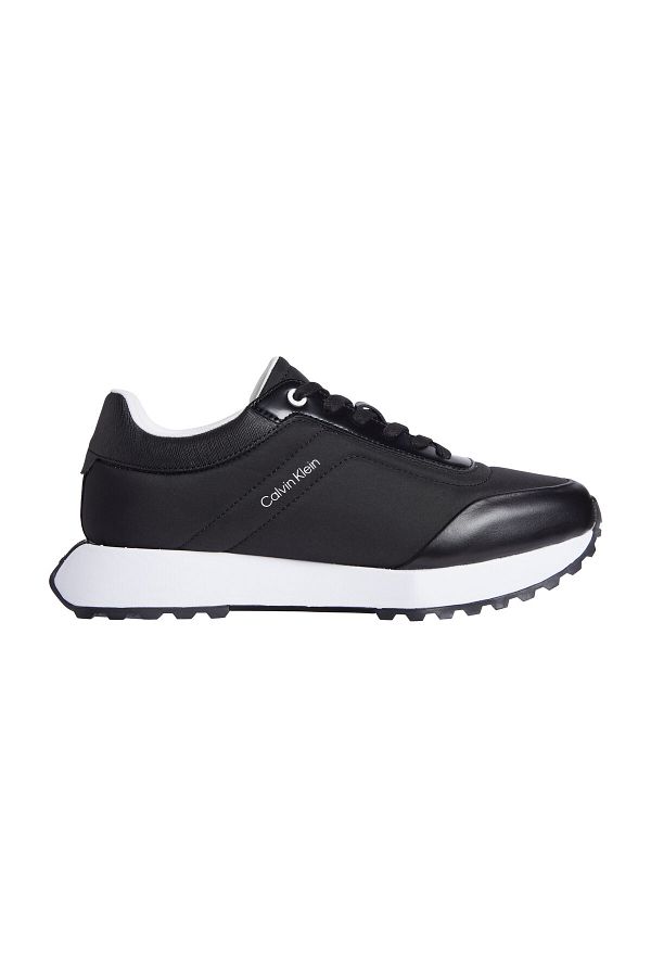 Calvin Klein Men s Black Sneakers Brand Logo Non Slip Sole Lace Up HM0HM01483 BEH Trendyol