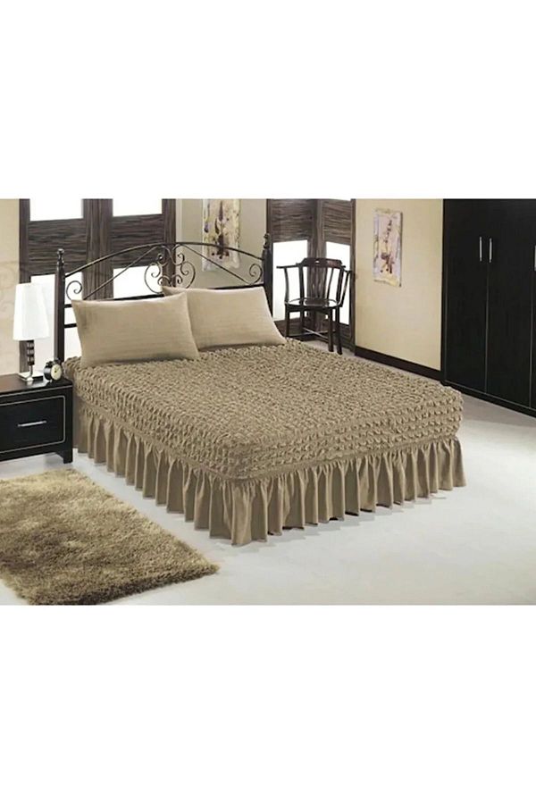 uytm-Double Burlap and Lycra Washable Bedspread 1