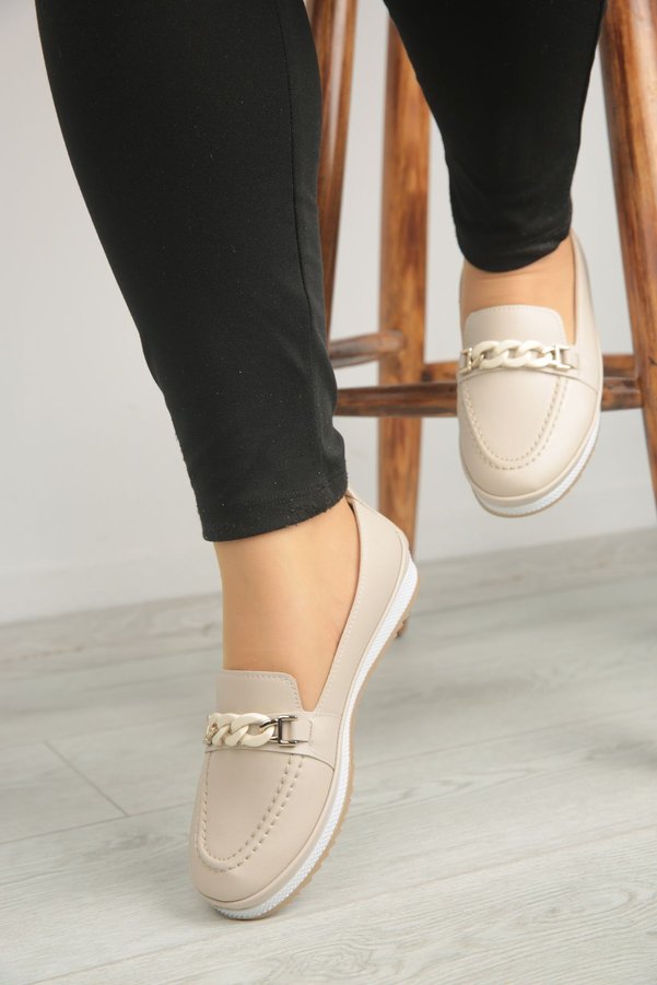 ASL SHOES STORE Orthopedic Sole Daily Skin Buckle Women's Ballerina Shoes