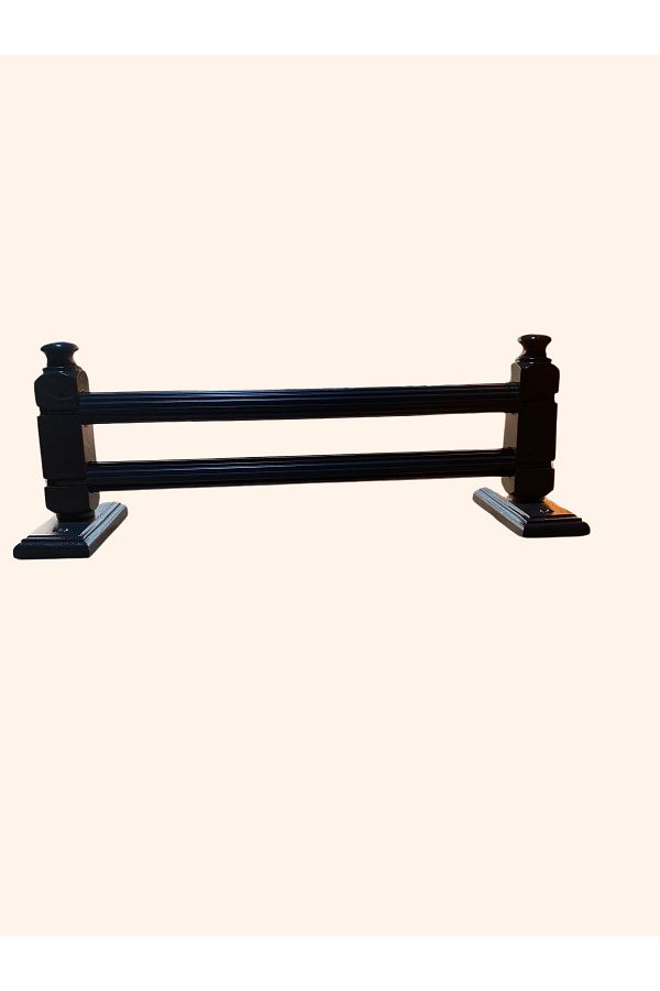 Rustik-Anthracite Rustic Curtain Strap - Double Cetray 1