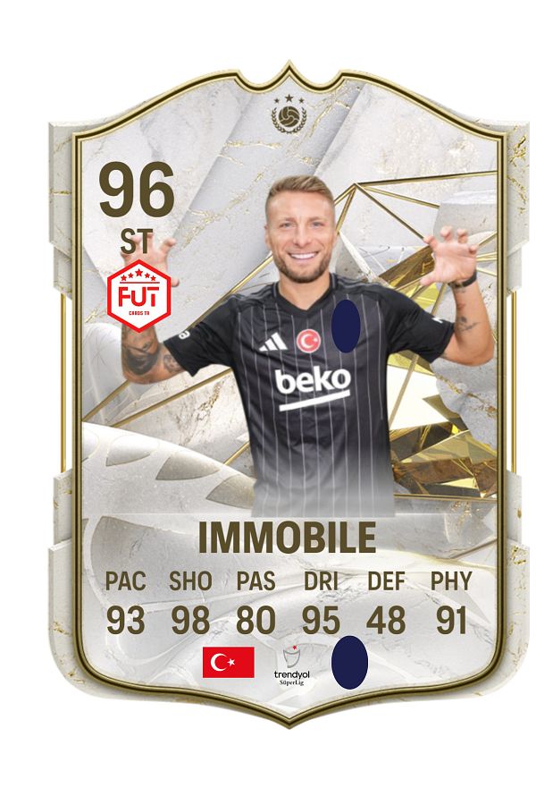 FUTCARDS Ciro Immobile FC 24 Futcard - FFA Gaming Card- Trendyol