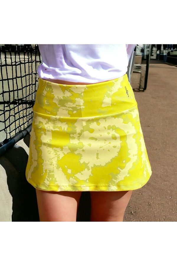 Yellow skirt yoga on sale