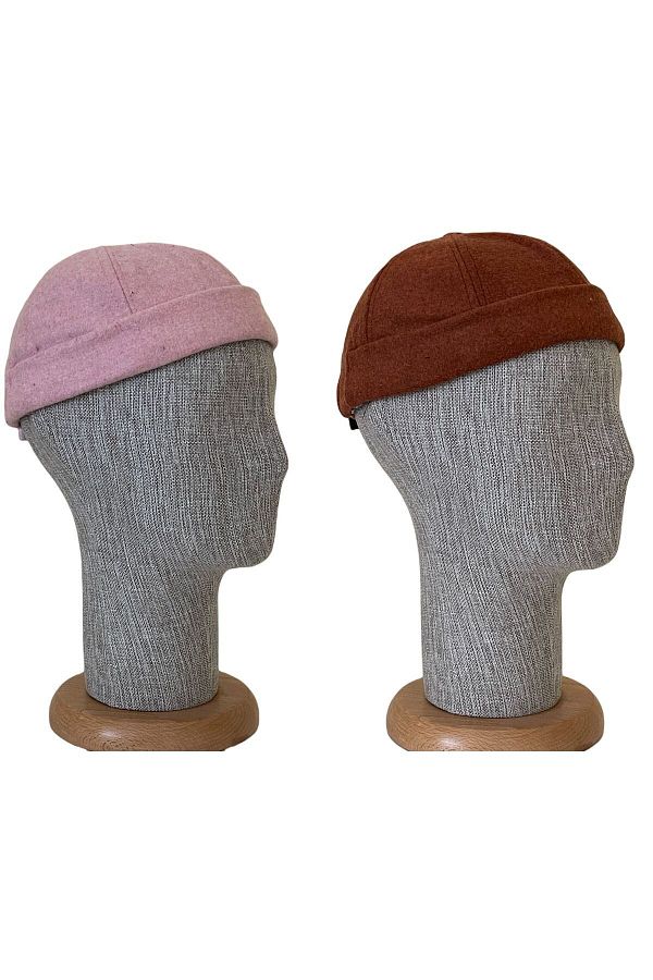 Rupen Kraft-2 قطعة مزيج الشتاء Skullcap قابل للتعديل عامل ميناء قبعة الشتاء Skullcap قبعة الرجعية قبعة Skullcap 1