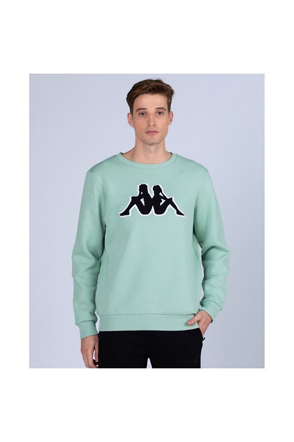 Kappa Sweatshirt Turquoise Casual Trendyol