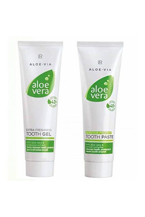 LR-Aloe Vera Gel Toothpaste - 100 ml + Sensitive Aloe Vera Toothpaste - 100 ml 1