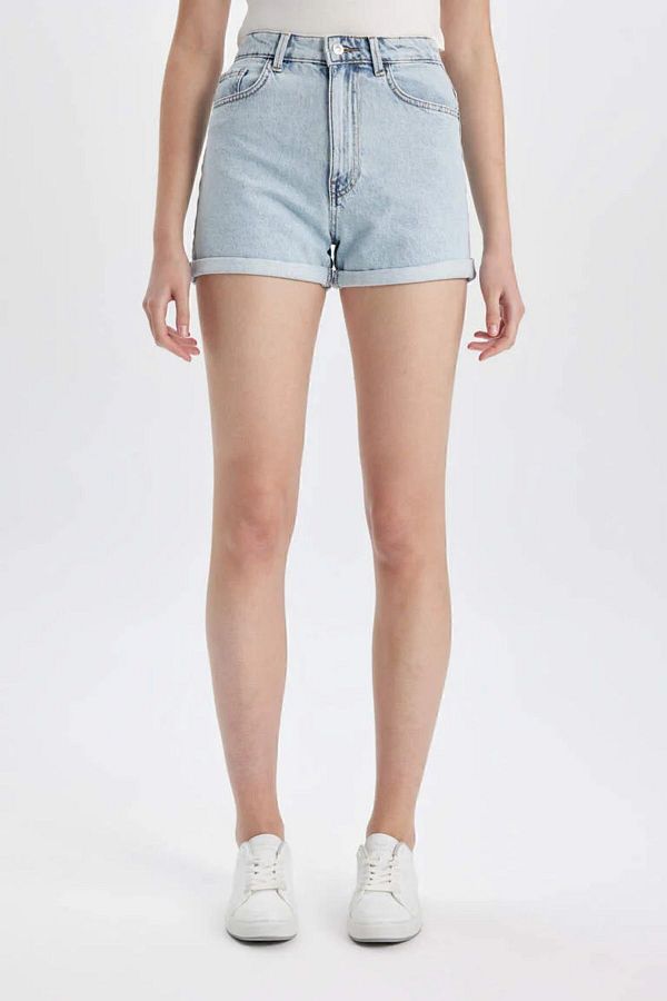 Mom jean shorts high waisted store
