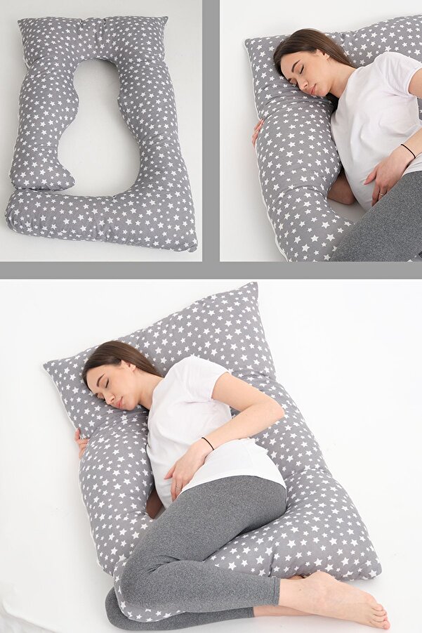 IRK City Angel Yıkanabilir Kılıflı Hamile Destek Yastığı