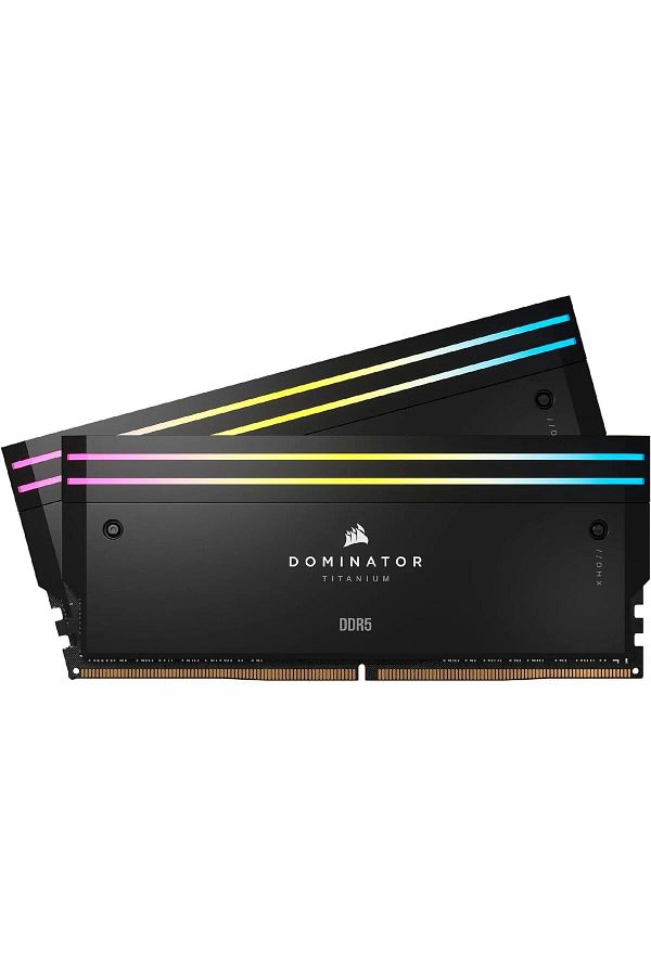 Corsair-DOMINATOR ®   TITANIUM RGB 96GB DDR5 Ram - 6600Mhz, C32, 1.40V, 2x48GB (CMP96GX5M2B6600C32) 1