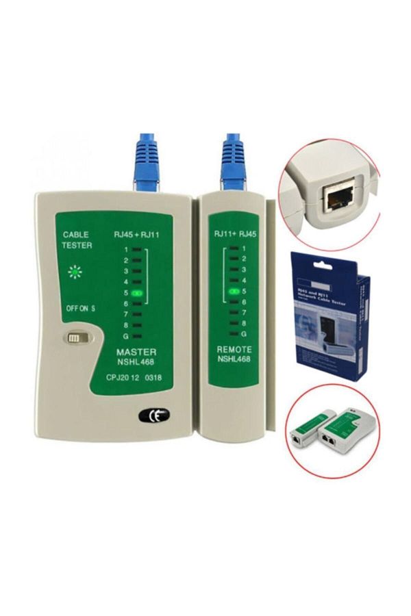 Network-Cable Tester Tester with Battery and LED Light 1