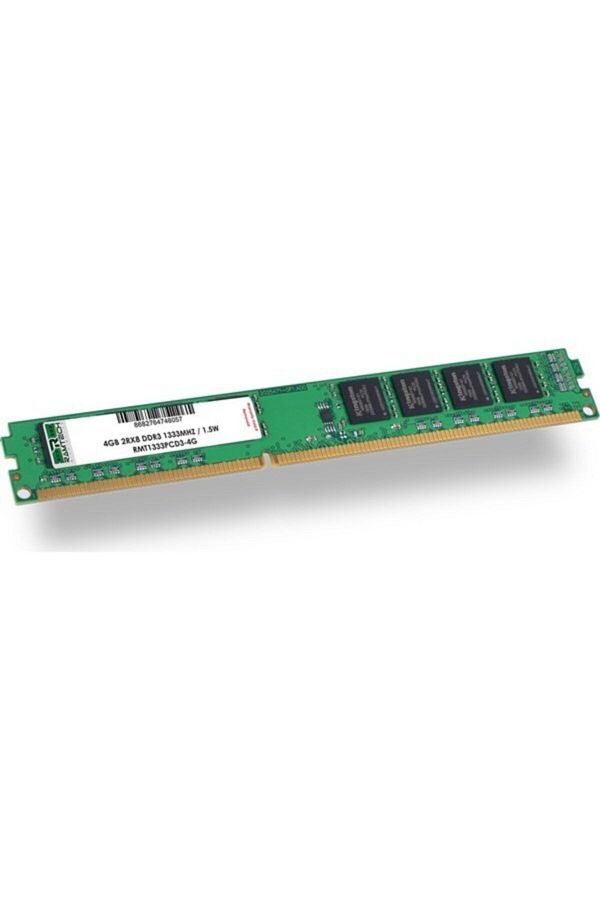RAMTECH-متوافق مع معالج AMD DDR3 بسرعة 4 جيجابايت بسرعة 1600 ميجاهرتز ولا يعمل مع إنتل. 1