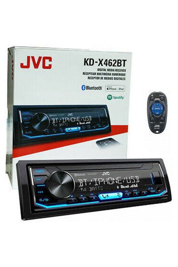 JVC-Kd-x462bt 3 Amplifier Outputs Bluetooth/usb/aux Kd-x462bt No Remote 1