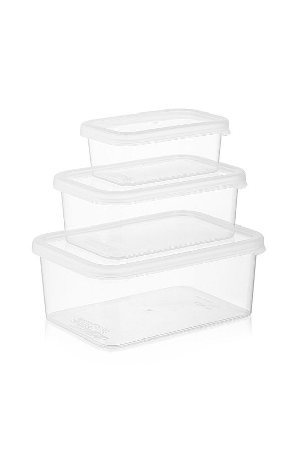 Nesto Home-Set of 3 Rectangular Storage Containers 1