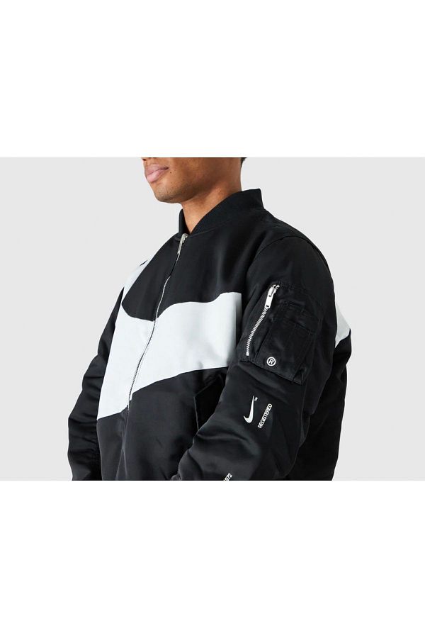 Nike swoosh reversible bomber jacket best sale
