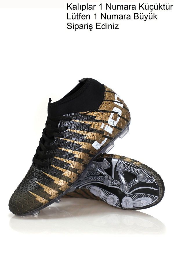 Freemax Unisex Khaki Black Football Boots Socks Football Shoes Trendyol