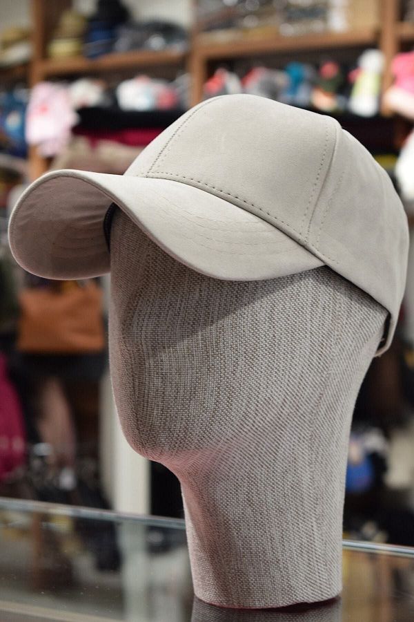 Rupen Kraft Suede Cap Unisex Sports Adjustable Back Cap Modern Hat Cream Trendyol
