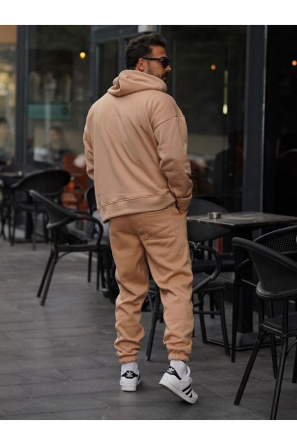 CMZ COLLECT ON Cmz Mink 3 Thread Rose Gold Tracksuit Set Trendyol