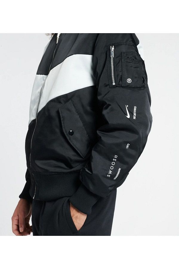 Nike sportswear reversible swoosh full zip jacket deals