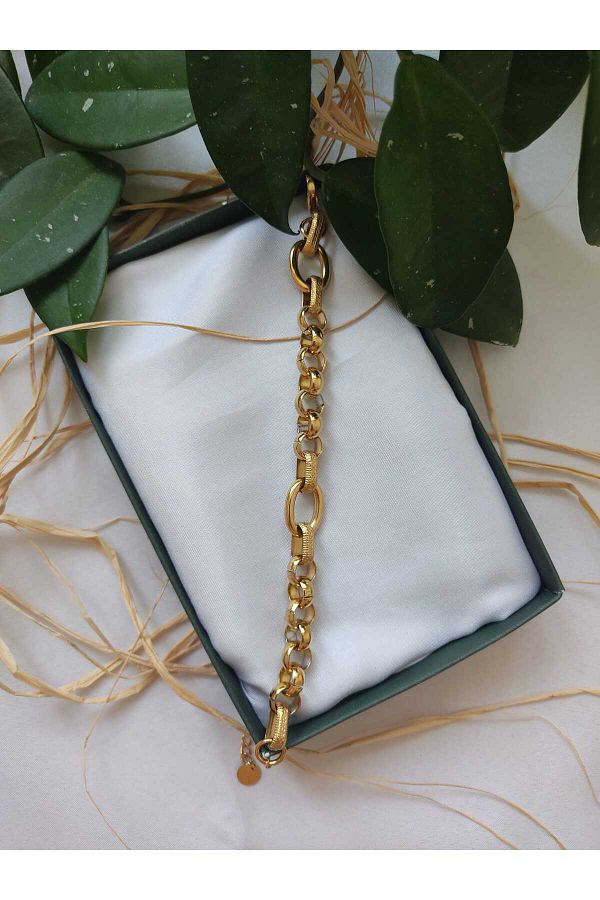 CMU-Steel Chain Bracelet 1