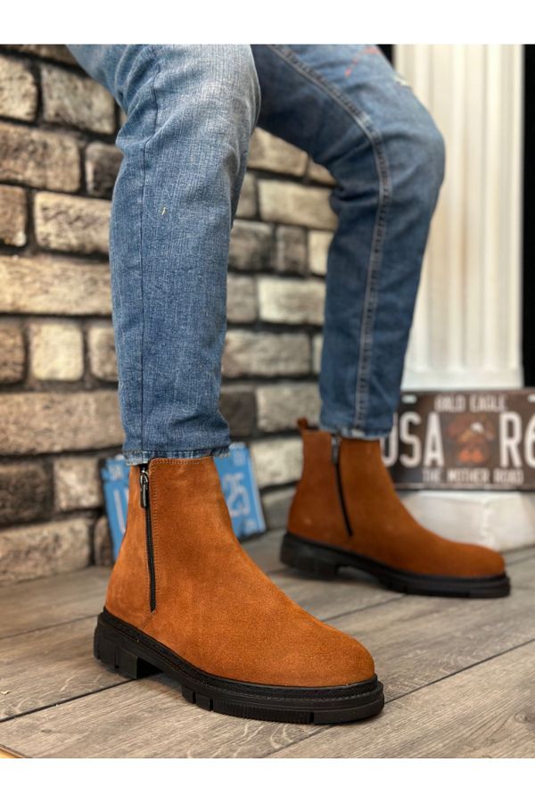 Half suede half leather boots shop