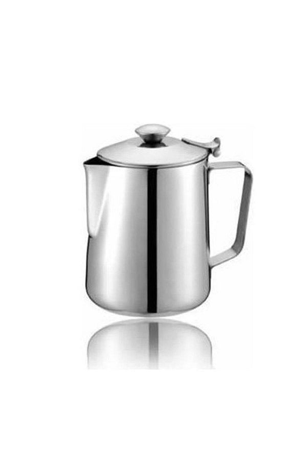 ÇELİKAY-Cafetiere Adria Steel Lid Coffee Milk Pot Pitcher 1 Liter 1