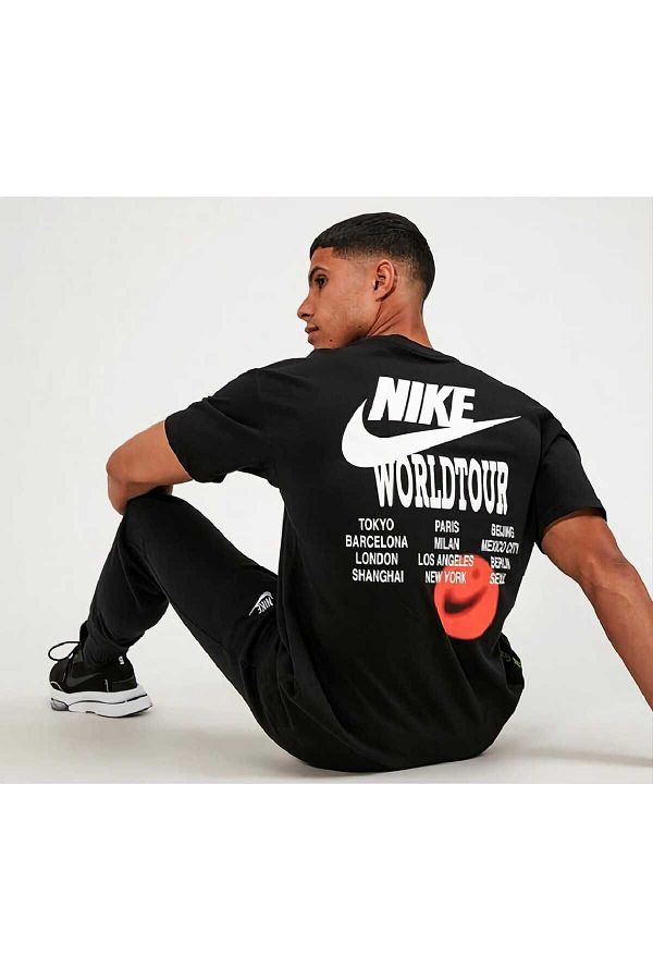 Nike World Tour 2 Premium Men s Casual Style Sleeve T Shirt Trendyol