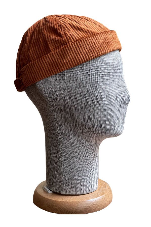Rupen Kraft-Adjustable Cap Velvet Skullcap Hat Retro Hip Hop Hat Cap Docker Hat 1