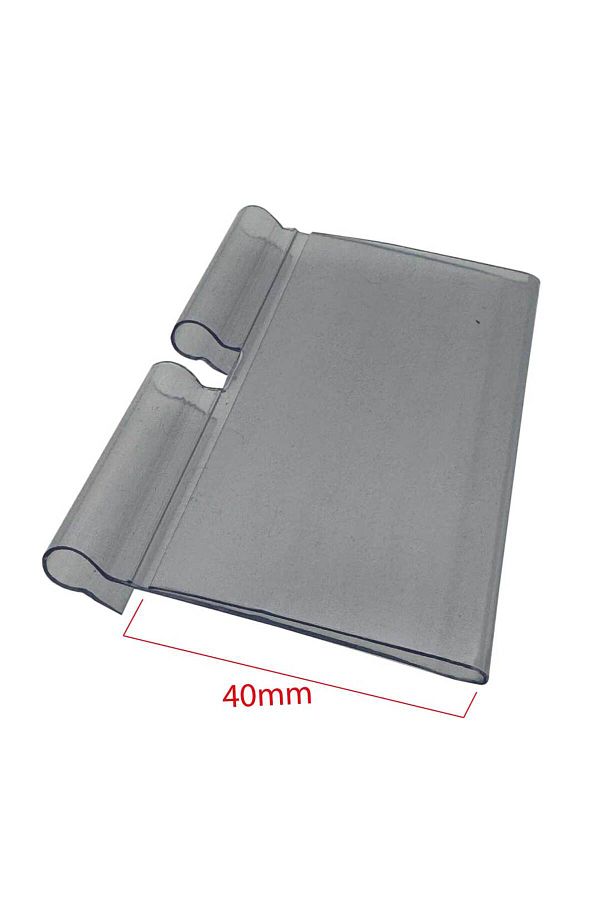 Yamani Display-10 Pieces of Notched Hooks - 6 cm Length, 4.5 cm Shelf Front Label Holder 1