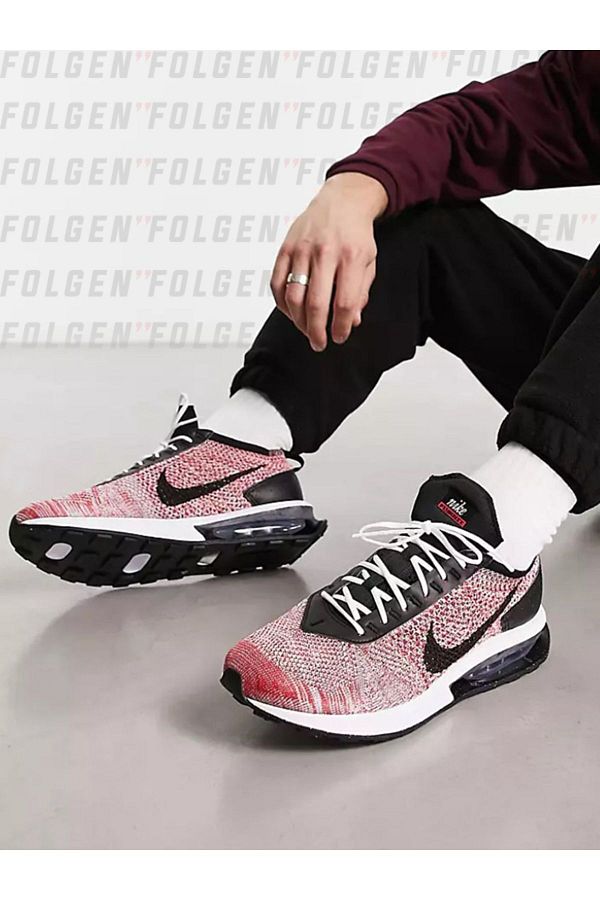 Nike Air Max Flyknit Racer Next Nature Men s Shoes Men s Red Sports Shoes Trendyol