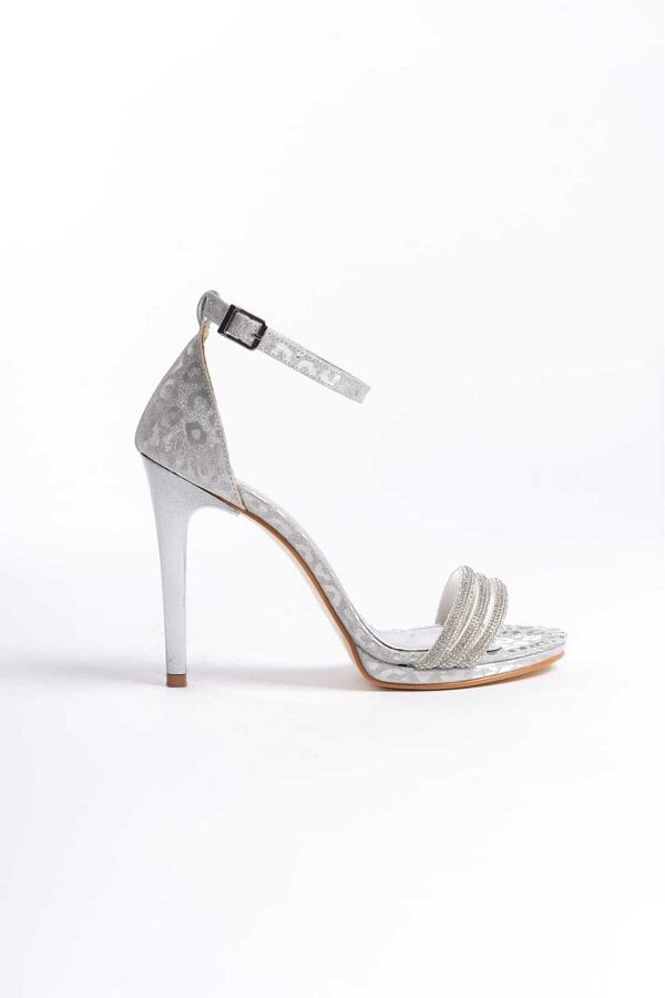 ESER-Sandale de seara cu toc de 11 cm Stone Gold 1
