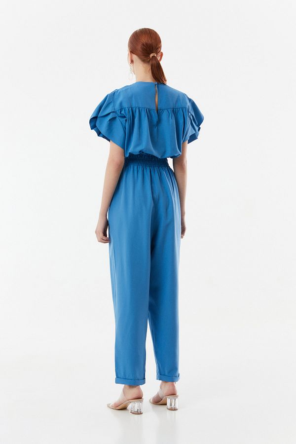 1901 ruffle sleeve jumpsuit clearance