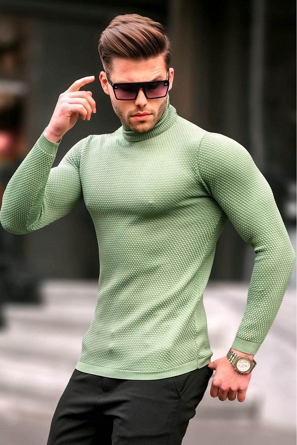 Mint green turtleneck clearance