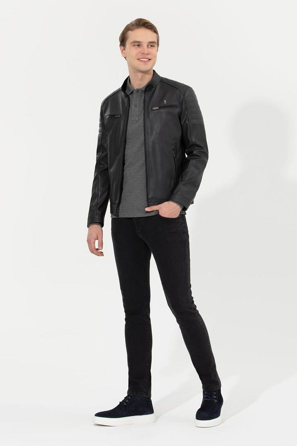 Us polo leather jacket price outlet