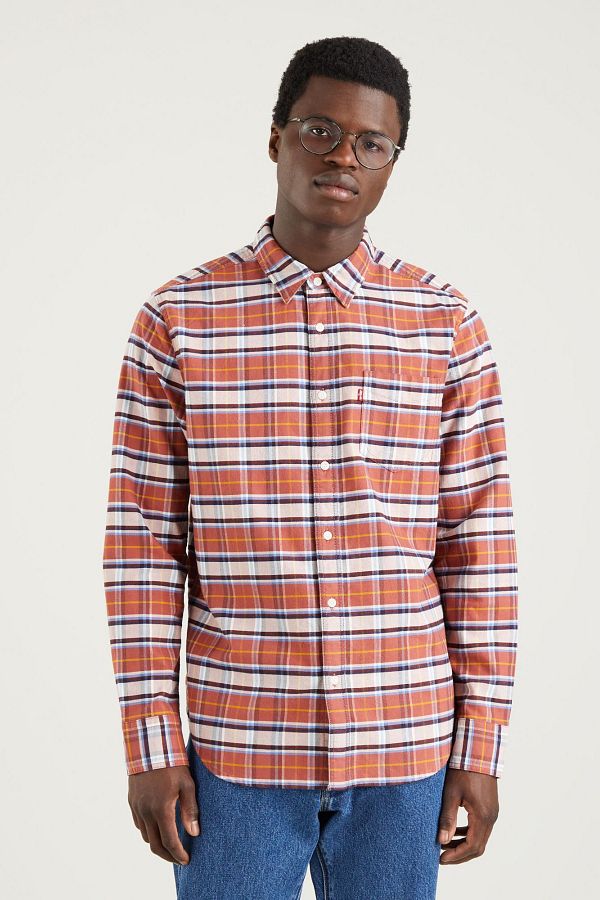 Sunset 1 pocket slim shirt clearance