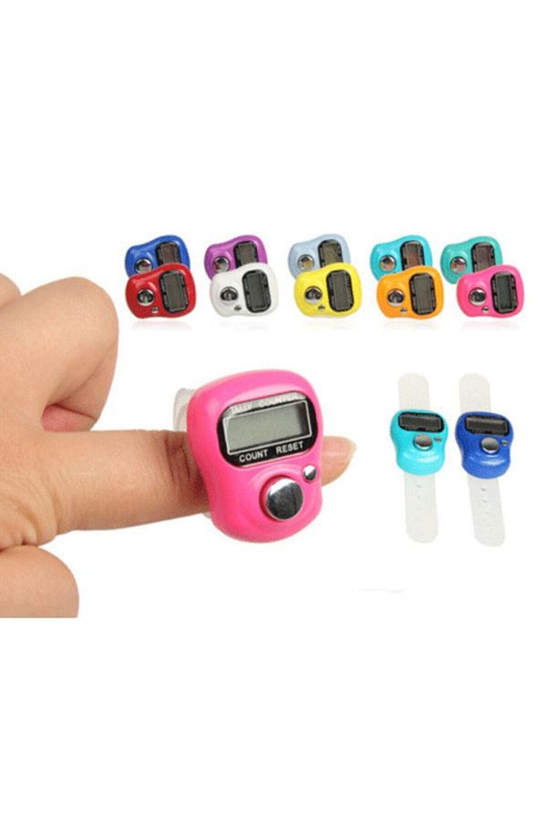 adisda-Ring - Salavat Zikir Counter with Reset Button and Display 5 Pieces 1