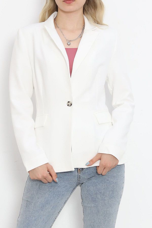 Cute white blazer hot sale