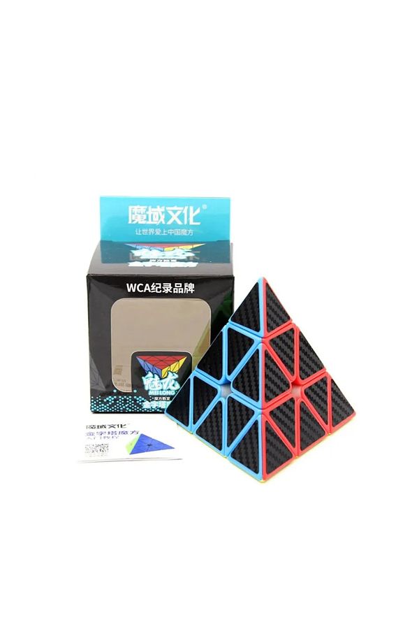 LRS STORE-Moyu Meilong - Carbon Fiber Pyramid Rubik's Cube, Triangular Intelligence and Patience Cube Prism 1