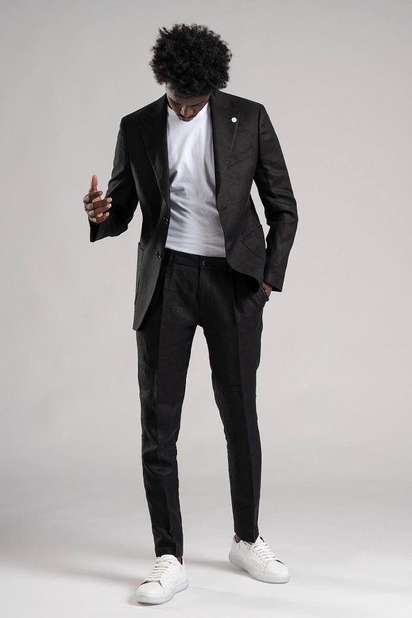Sır-SIR Regular Fit - Half Lined 100% Linen Suit 1