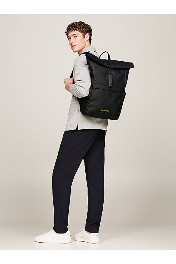 Tommy hilfiger roll top backpack hotsell