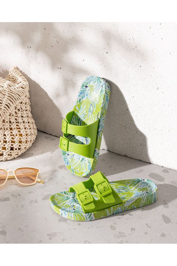 Madame Coco Green Foret Women s Slippers Trendyol