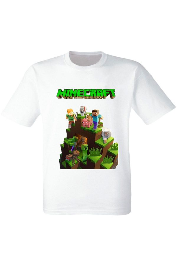 Minecraft t shirt 8-9 years clearance