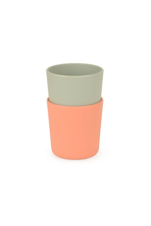 Numio Bardak 2’li Sage Green - Peach