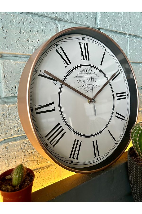 Puzzle Store-Ceasuri de perete moderne VOLANTE Seria ELEGANT 30 cm Ø Sticlă reală 1