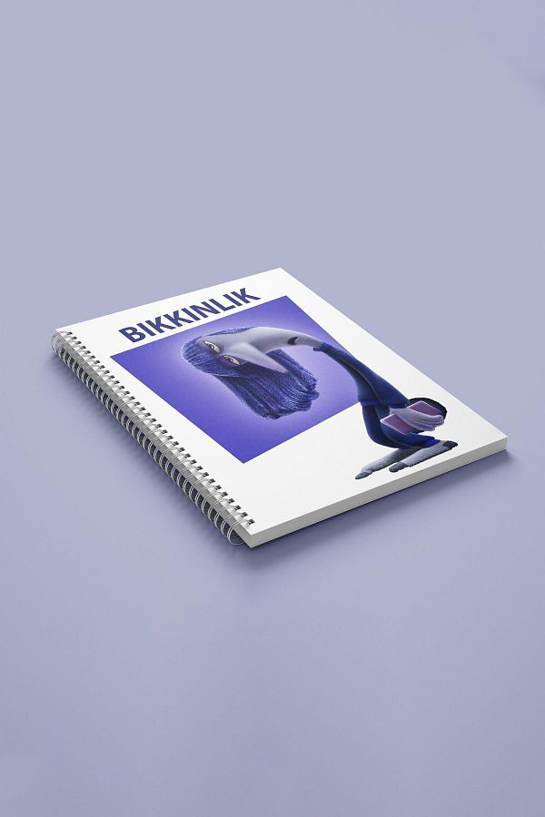 Nekobo Studio-NKB-SPD014 - Reverse Face Notebook with 2 Protrusions A5 Spiral 1