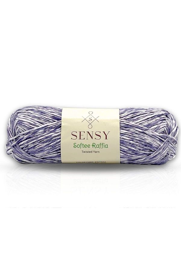 SENSY-Premium Softee Raffia - سلسلة ورقية رخامية ناعمة، سلسلة حياكة يدوية متعددة الألوان من الرافية، ربطة عنق أرجوانية 1