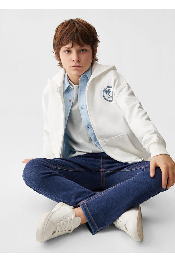 MANGO-Boys' Dark Denim Jeans -67180673 1