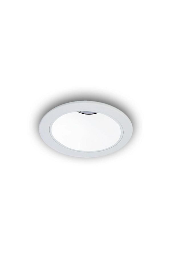 LIGHTMORE-Round Recessed Spot Luminaire with Gu10 Lampholder - White Frame and White Inner Coating 1