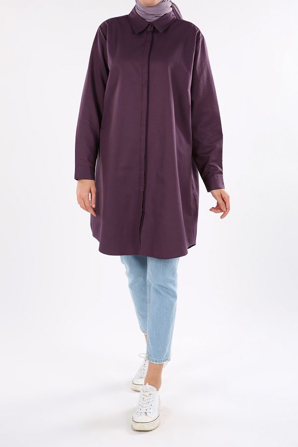 ALLDAY-Grape Plus Size Basic ing tunika 1