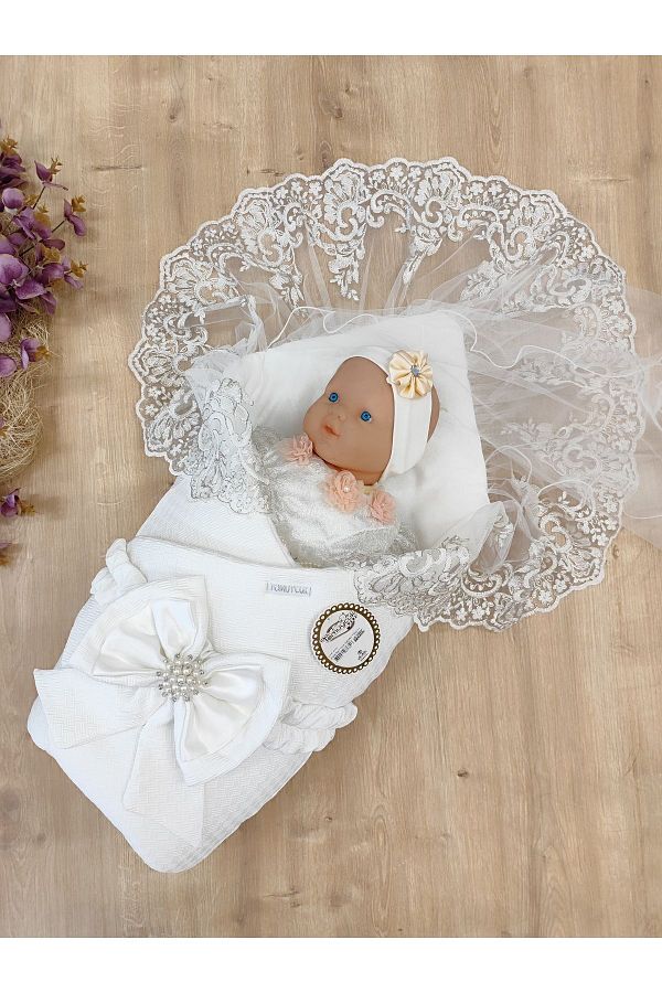 Tomuycuk Baby Blanket Baby Swaddle Girl Boy Baby Outer Swaddle Blanket Hospital Exit Mevlutluk Trendyol