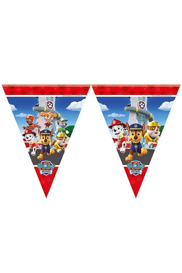 Partijet-Paw Patrol Refresh Licensed Triangle Flag Banner 1